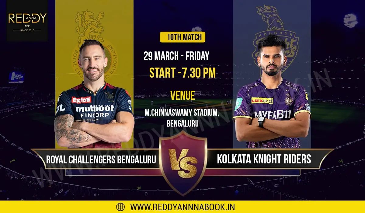 You are currently viewing IPL 2024 Match 10: RCB Vs KKR, Match Details, Pitch Report, Prediction