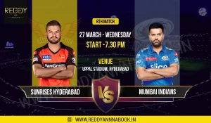 Read more about the article IPL 2024 Match 8: SRH Look to Bounce Back Against MI in Crucial Clash